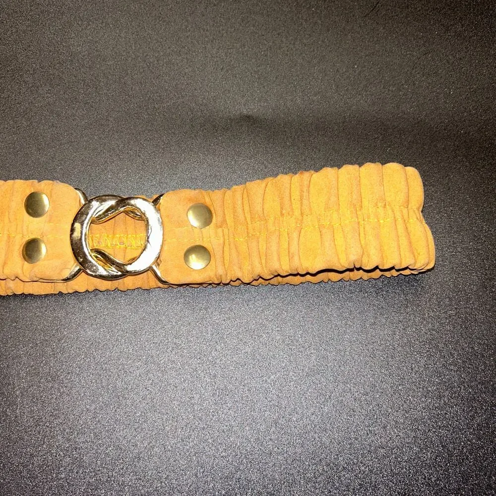 Women's Amber Tan Brown Stretch Cinch Broad Belt Women's